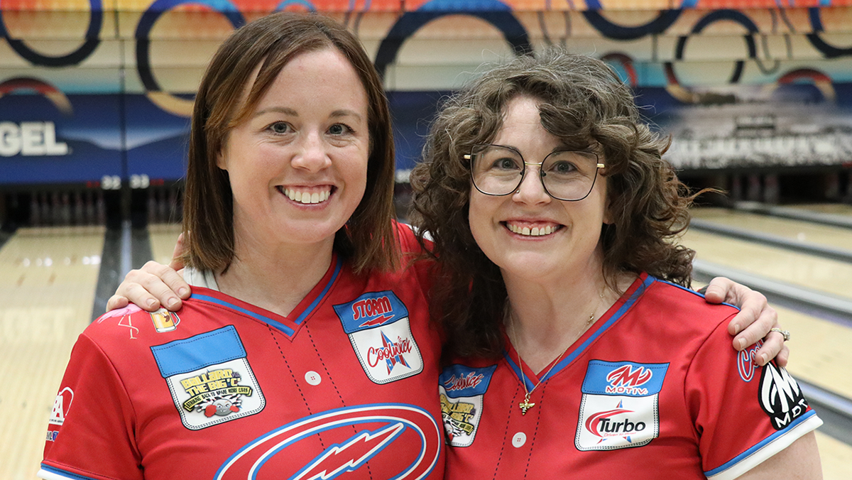 Josie Barnes and Jessica Earnest at the 2026 USBC Open Championships